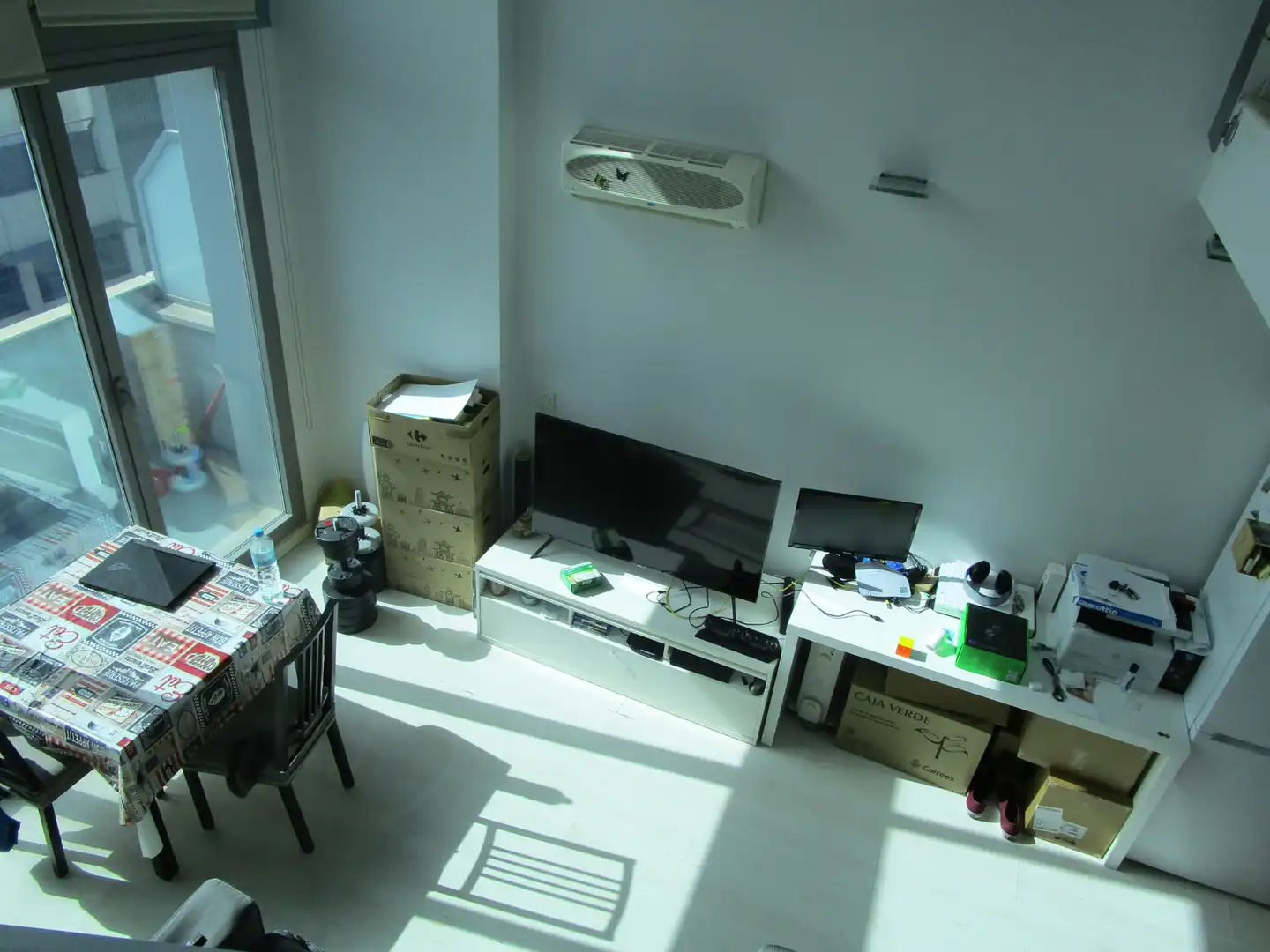 Wohnzimmer von Wohnungen zum Verkauf in Madrid mit Klimaanlage, Heizung und Balkon