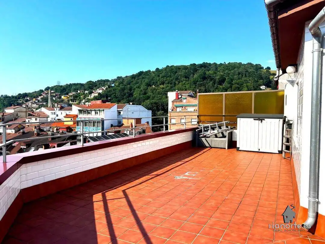 Terrasse von Dachboden zum Verkauf in Langreo mit Heizung, Terrasse und Abstellraum