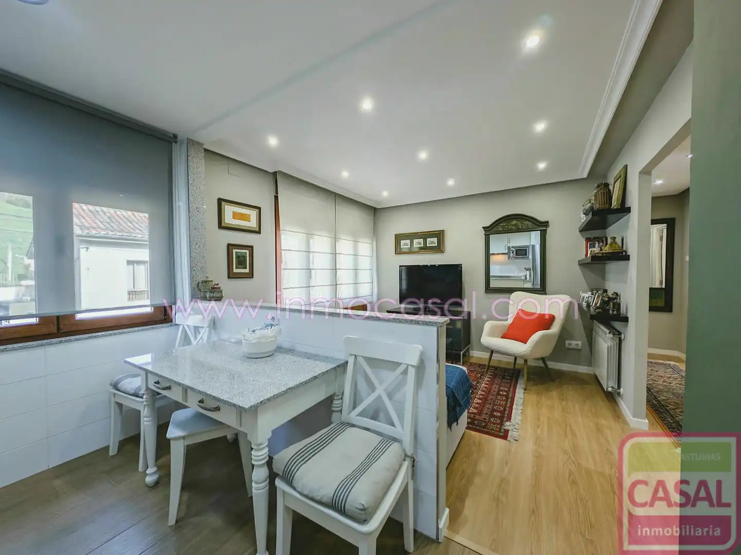 Living room of Houses for sale in Siero  with Heating, Terrace and Furnished