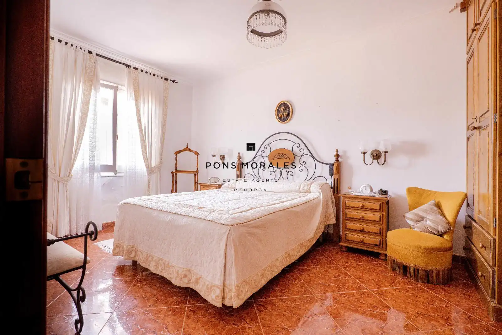 Bedroom of Detached homes for sale in Ciutadella de Menorca  with Air Conditioner, Heating and Terrace
