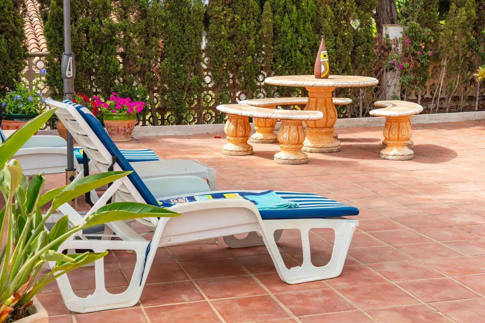 Terraza de Casa o chalet en venta en Jávea / Xàbia con Jardín privado, Terraza y Piscina