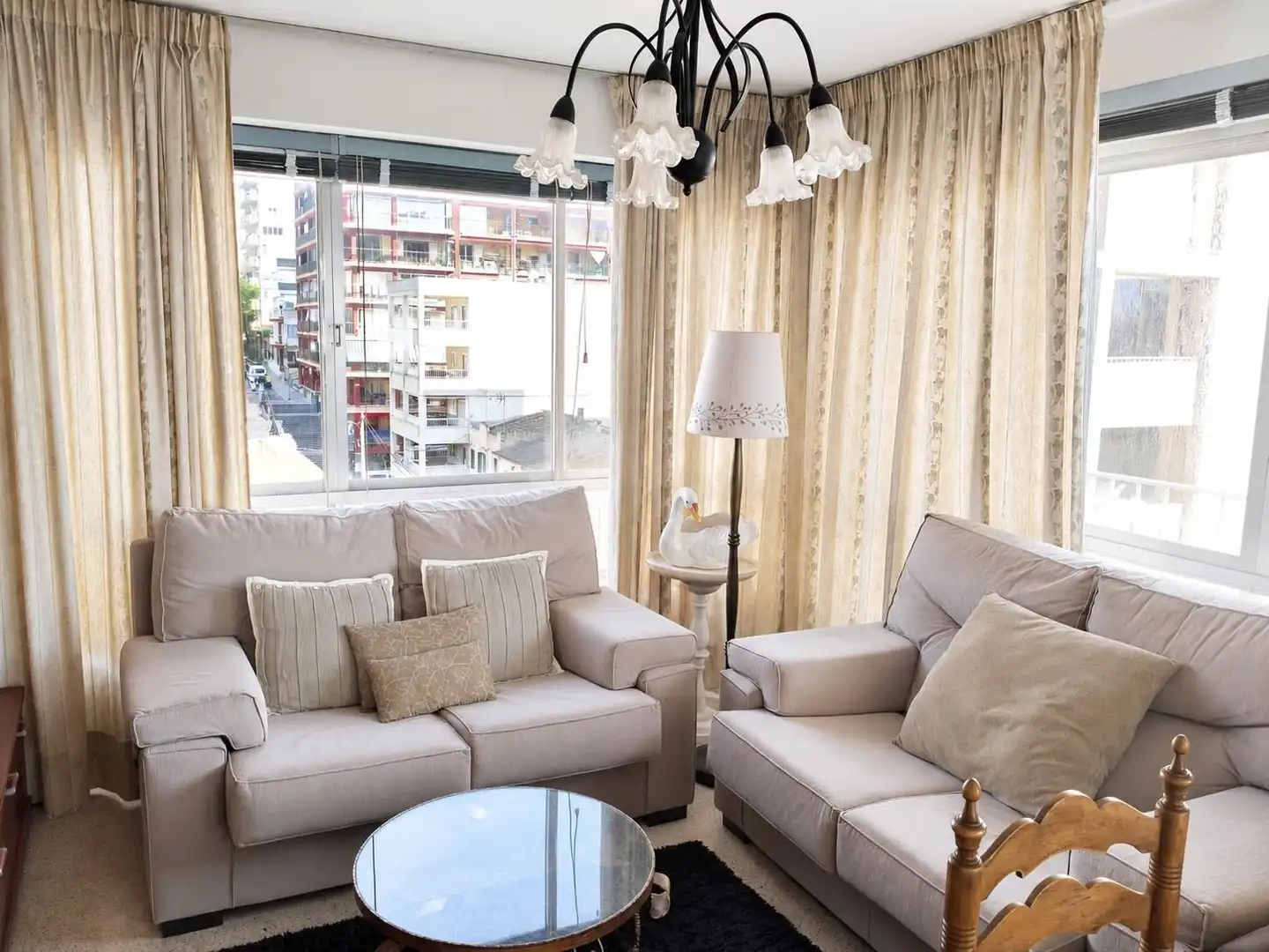 Sala de estar de Ático en venta en Llucmajor con Aire acondicionado, Terraza y Balcón