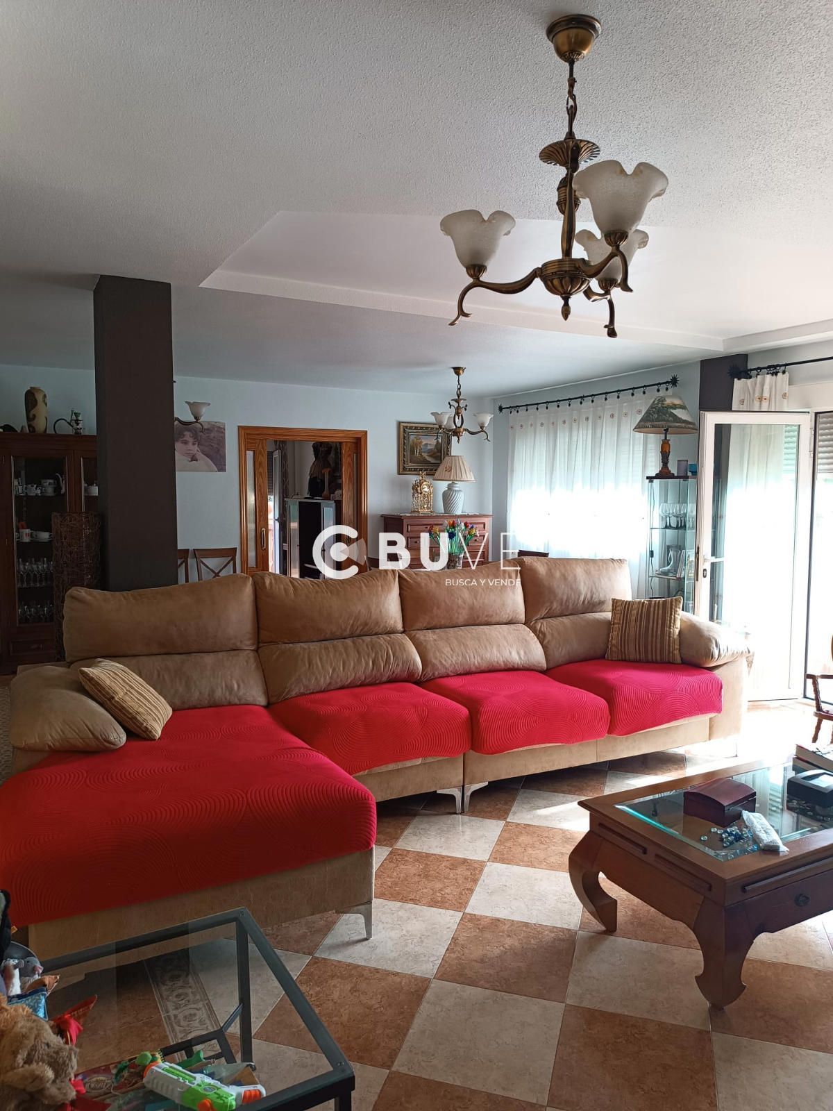 Living room of House or chalet for sale in Población de Arroyo  with Air Conditioner, Heating and Terrace