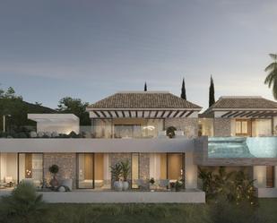 Exterior view of House or chalet for sale in Marbella  with Private garden, Terrace and Swimming Pool