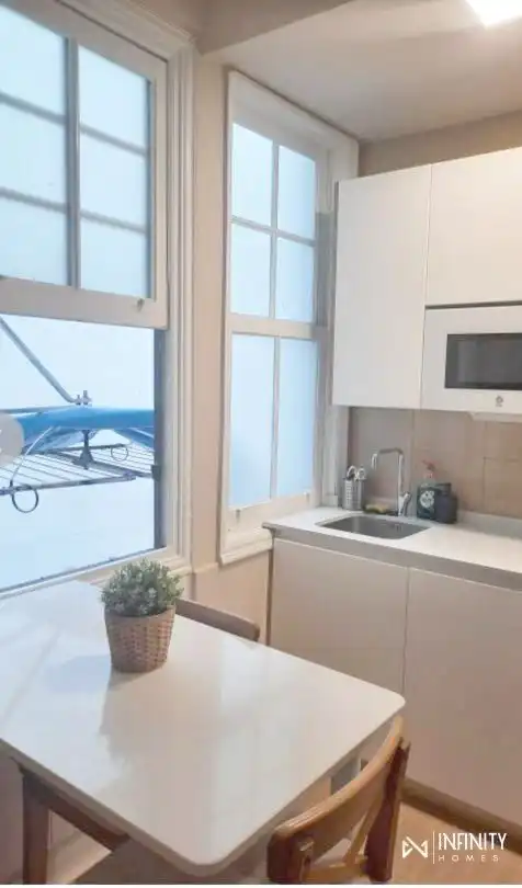 Cocina de Apartamento de alquiler en Bilbao  con Calefacción, Horno y Lavadora