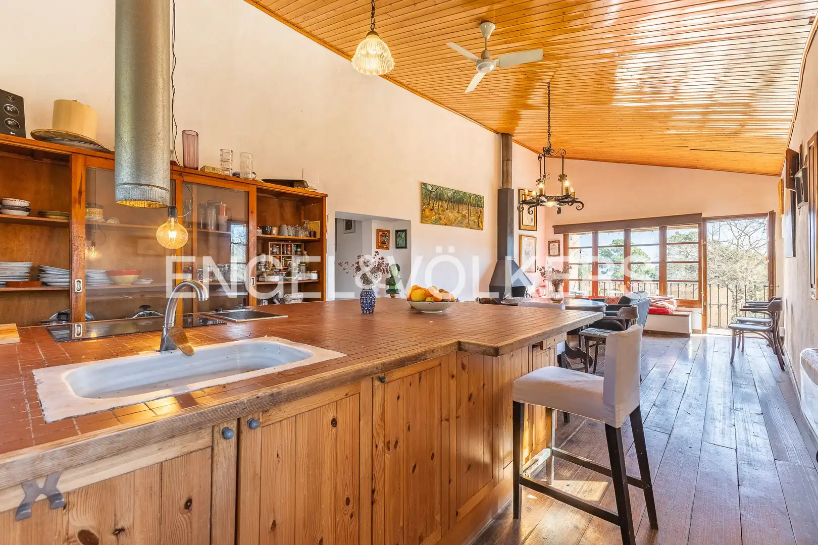 Cocina de Casa o chalet en venta en Bellprat con Aire acondicionado, Calefacción y Jardín privado
