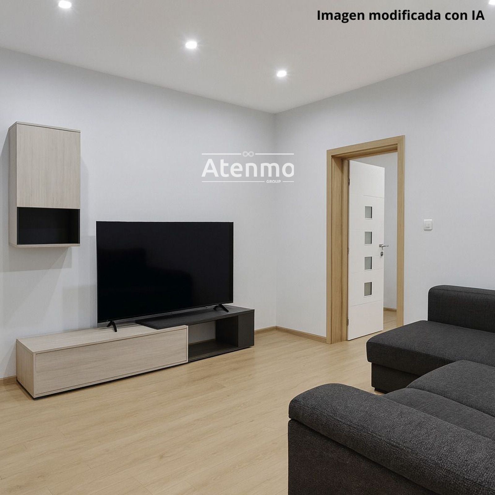 Sala d'estar de Pis en venda en  Barcelona Capital amb Calefacció, Parquet i Terrassa