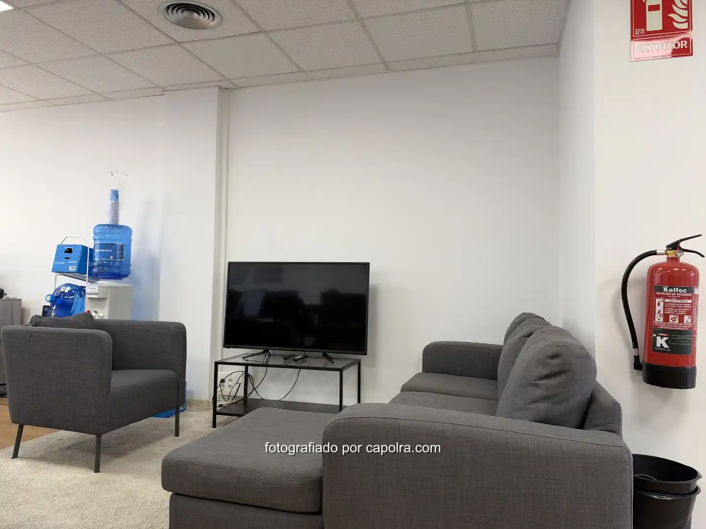 Sala d'estar de Oficina de lloguer en Barcelona amb Aire condicionat i Calefacció
