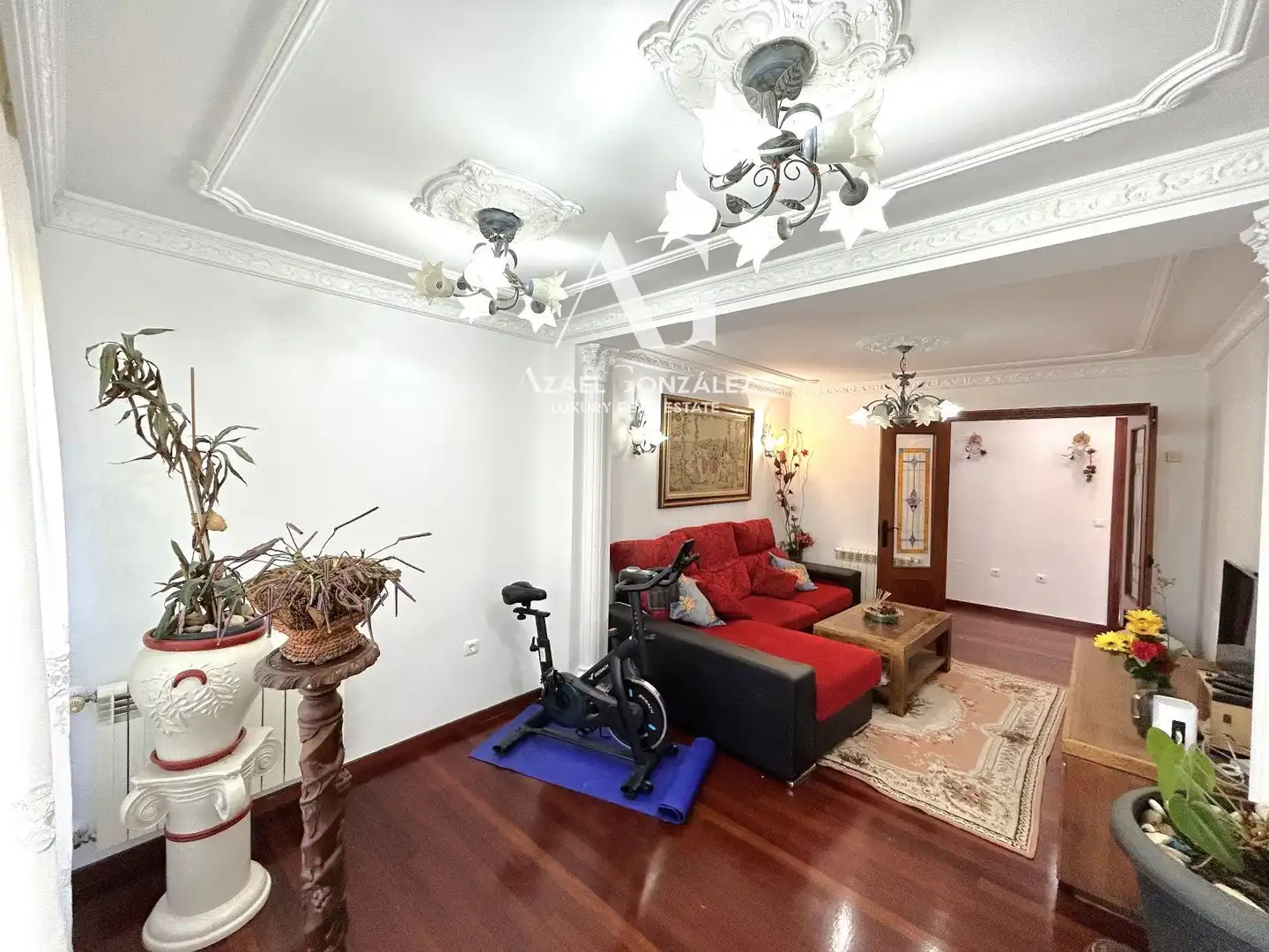 Wohnzimmer von Wohnung zum Verkauf in Población de Campos mit Heizung und Möbliert