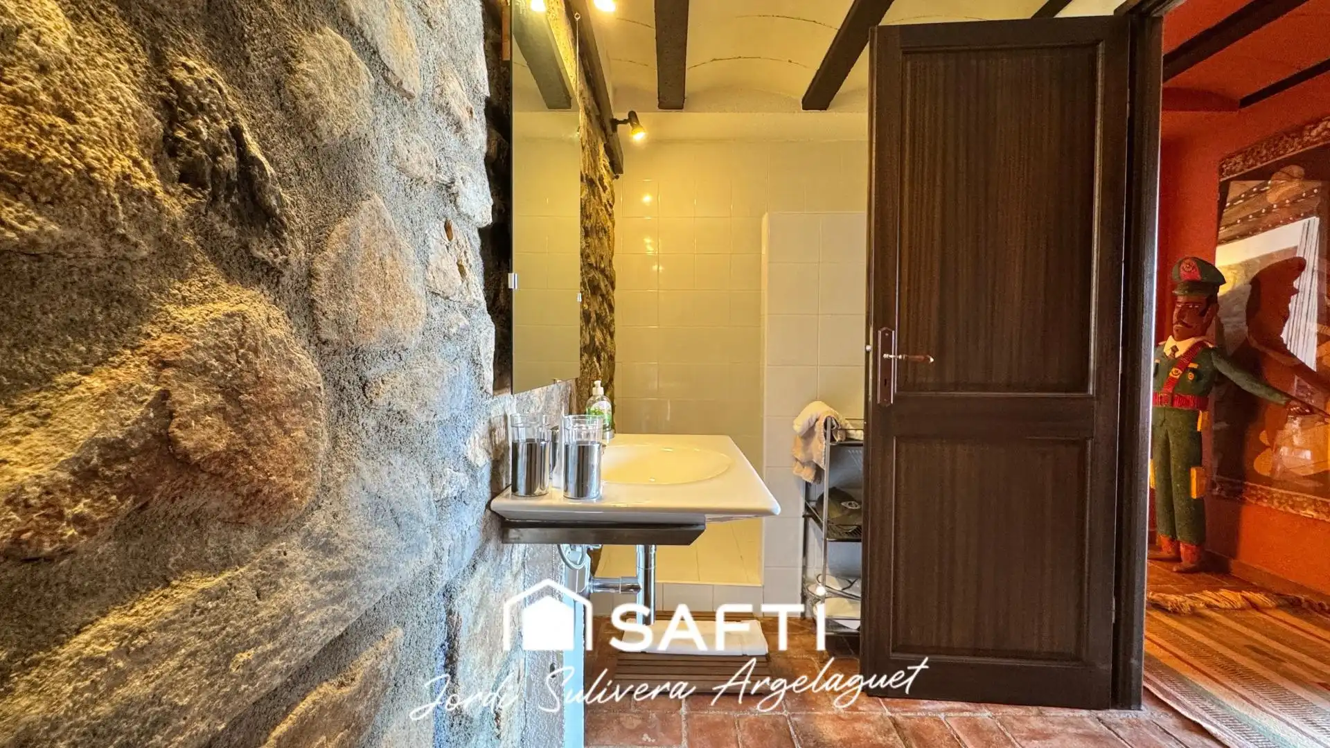 Bathroom of Detached homes for sale in Cantallops  with Heating, Terrace and Swimming Pool