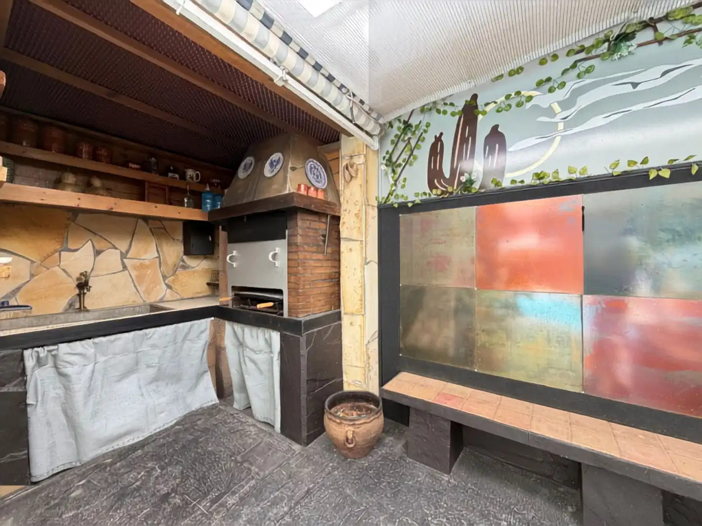Cocina de Casa o chalet en venta en Rivas-Vaciamadrid con Aire acondicionado, Calefacción y Jardín privado