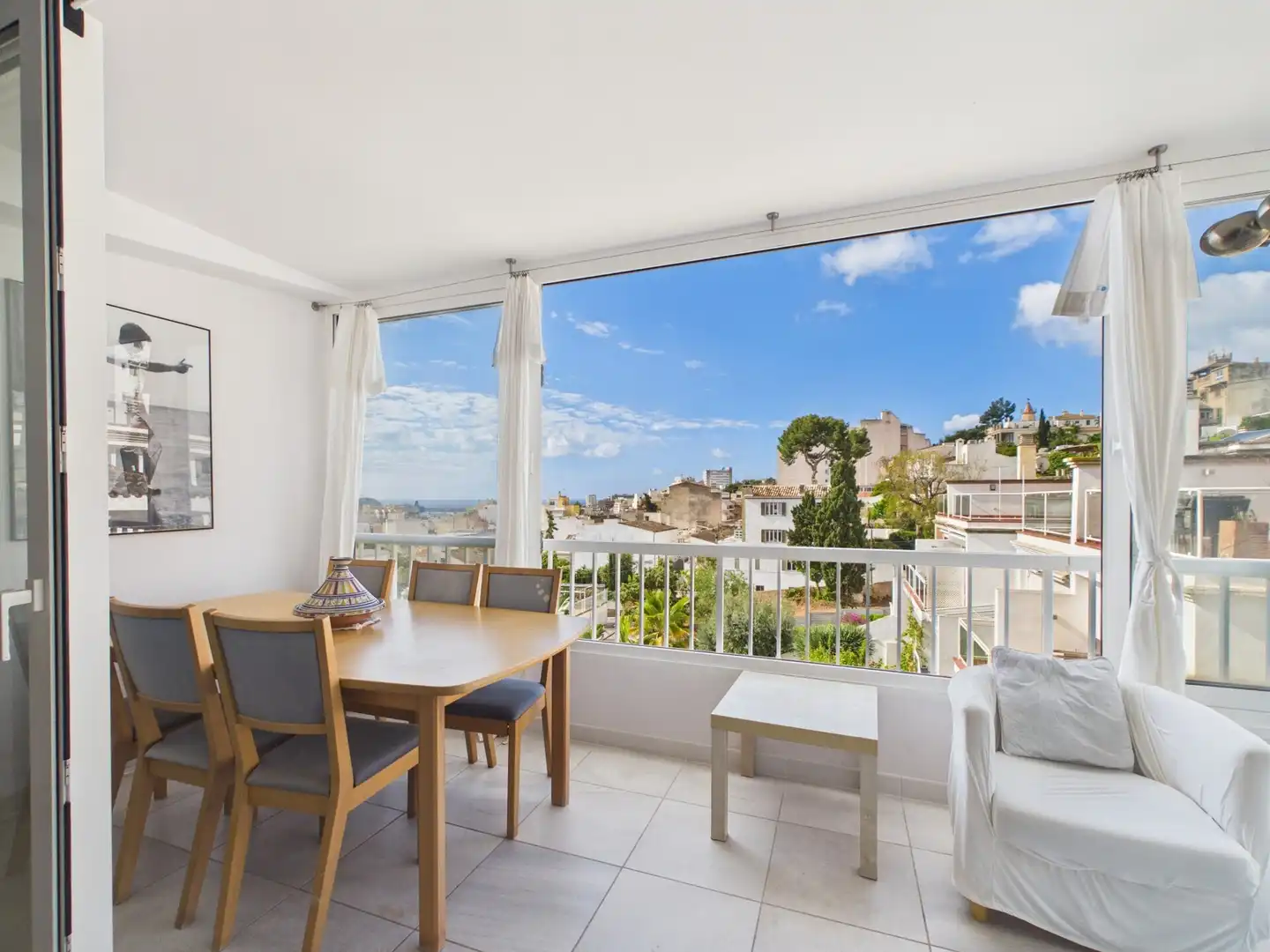 Balcony of Flat for rent in  Palma de Mallorca  with Furnished