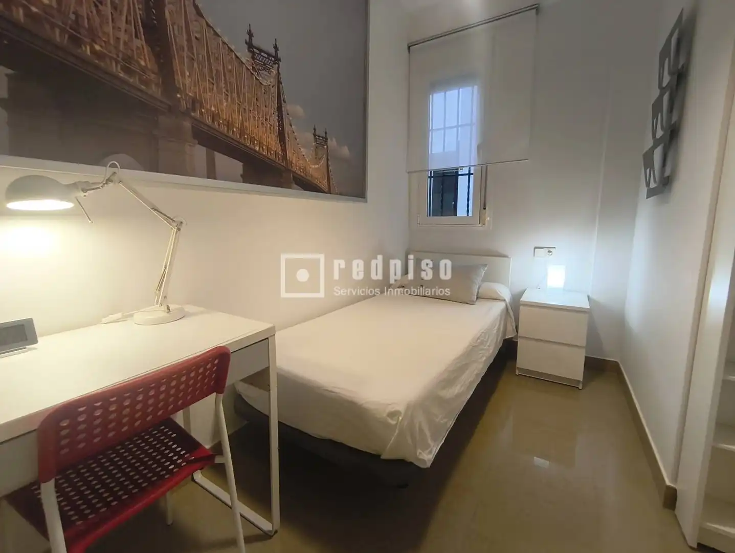 Habitación de Piso de alquiler en Sevilla con Aire acondicionado, Terraza y Amueblado