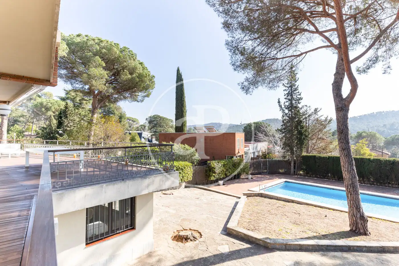 Exterior view of Houses for sale in Sant Cugat del Vallès  with Air Conditioner, Heating and Private garden