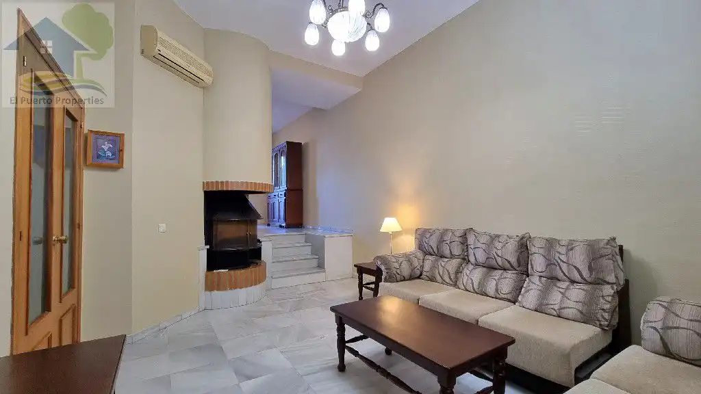 Sala de estar de Casa o chalet de alquiler en El Puerto de Santa María con Aire acondicionado, Calefacción y Terraza
