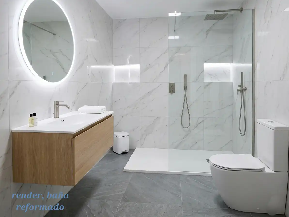 Baño de Piso en venta en Sabadell con Calefacción, Parquet y Terraza