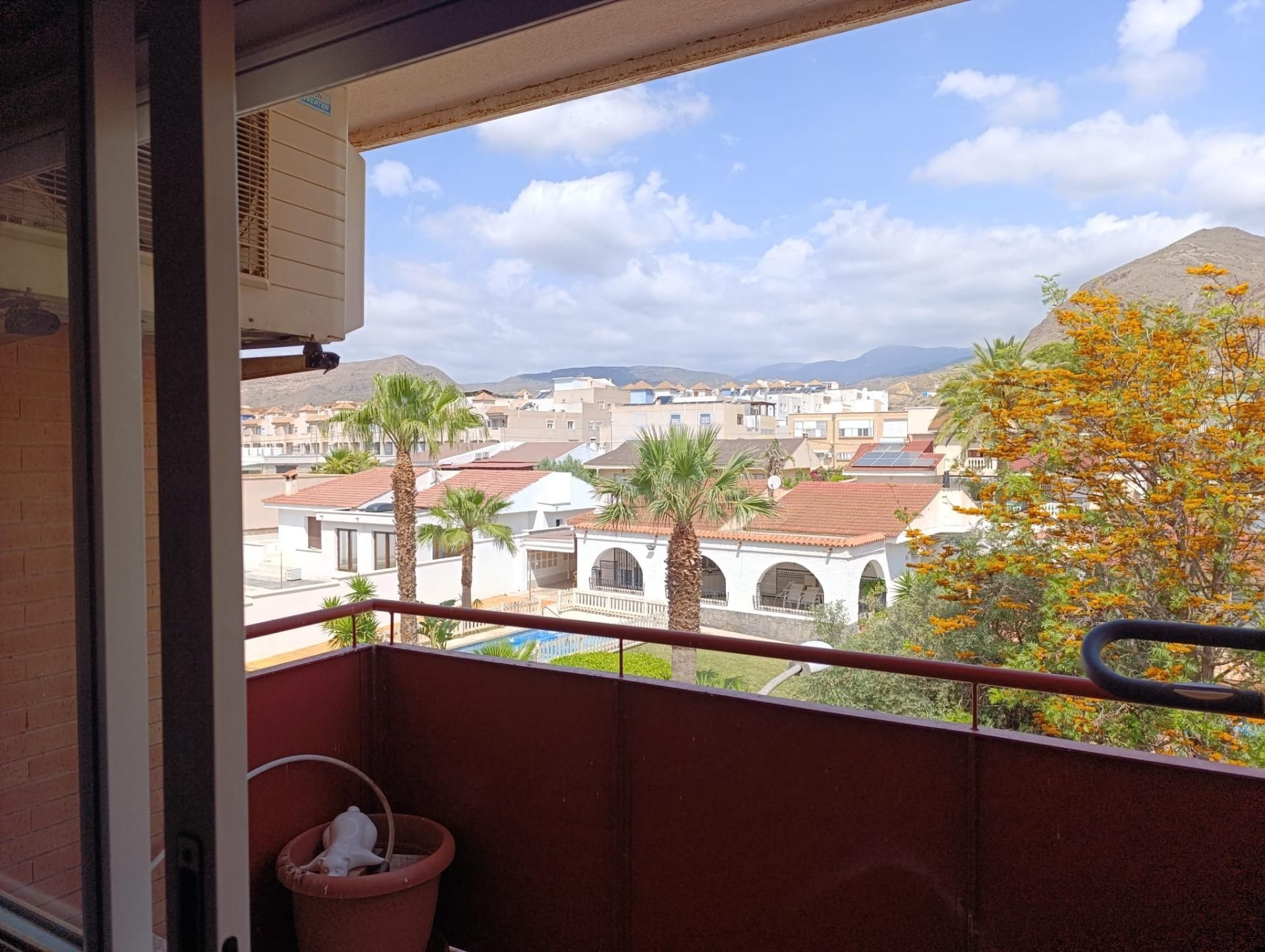 Exterior view of Flat for sale in Roquetas de Mar  with Private garden, Terrace and Community pool