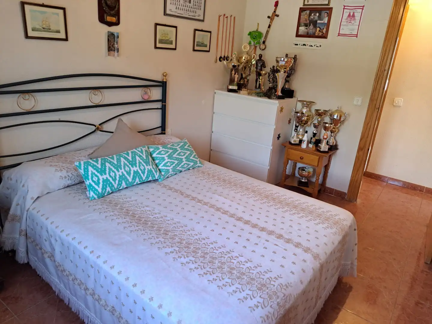 Dormitori de Casa o xalet en venda en Albalate de Zorita amb Calefacció, Jardí privat i Terrassa