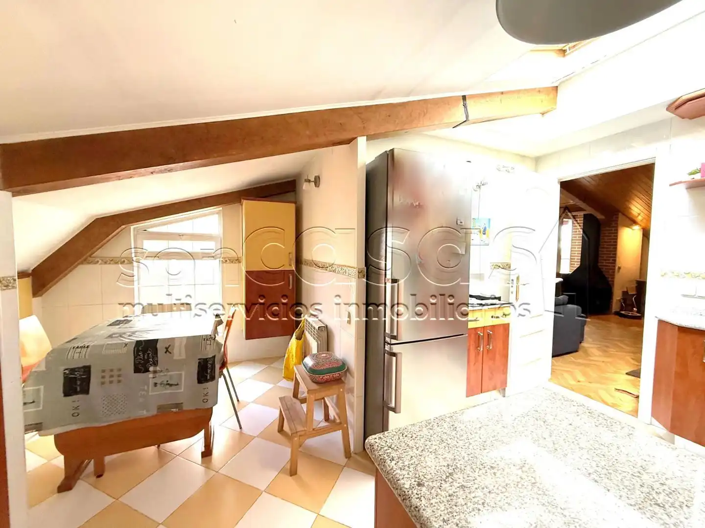 Cocina de Ático en venta en Madrid con Aire acondicionado, Calefacción y Terraza