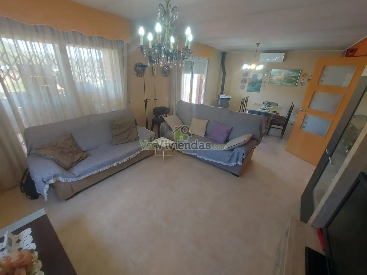 Living room of Houses for sale in Cervelló  with Air Conditioner, Heating and Private garden