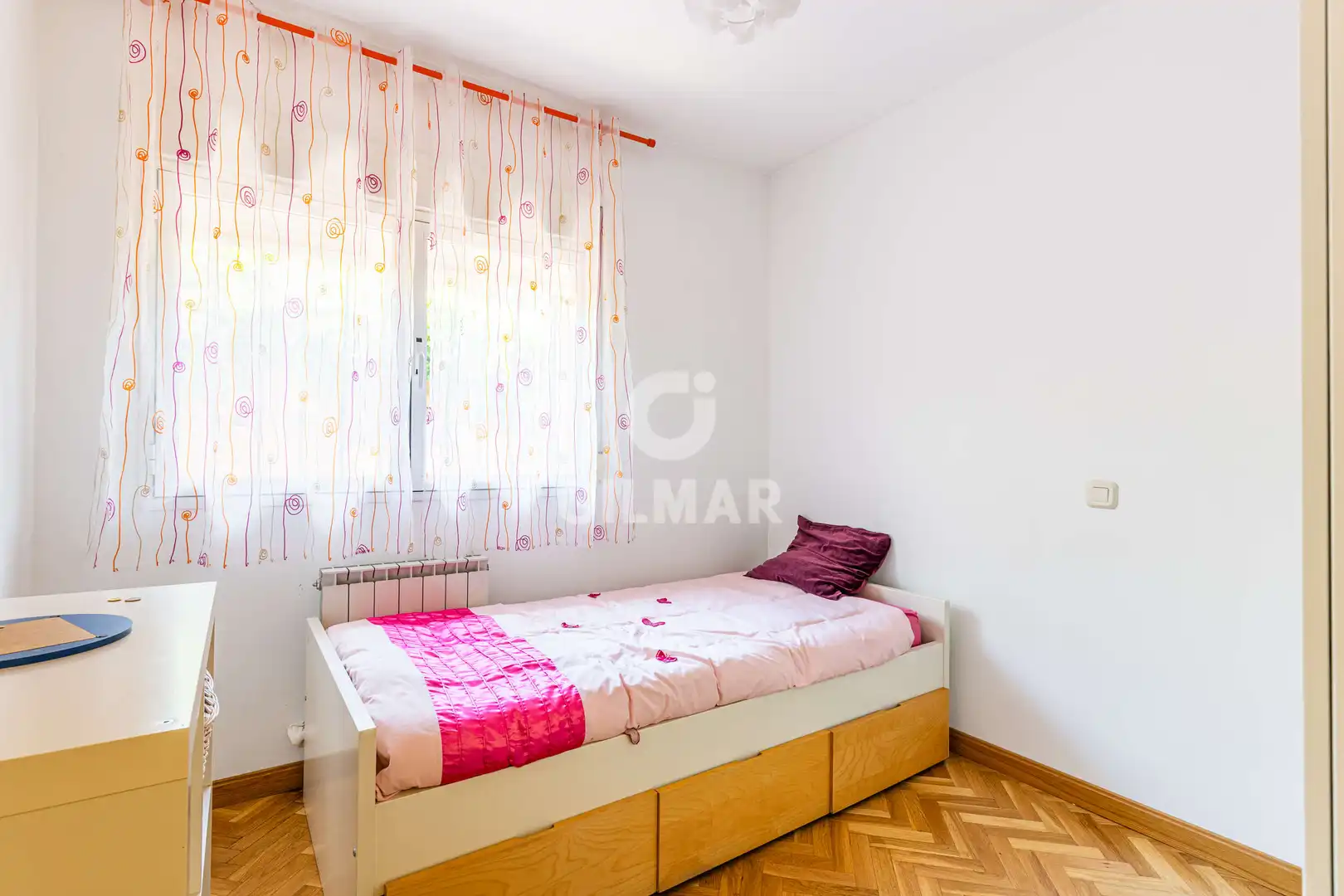 Bedroom of Houses for sale in Moraleja de Enmedio  with Heating, Private garden and Swimming Pool