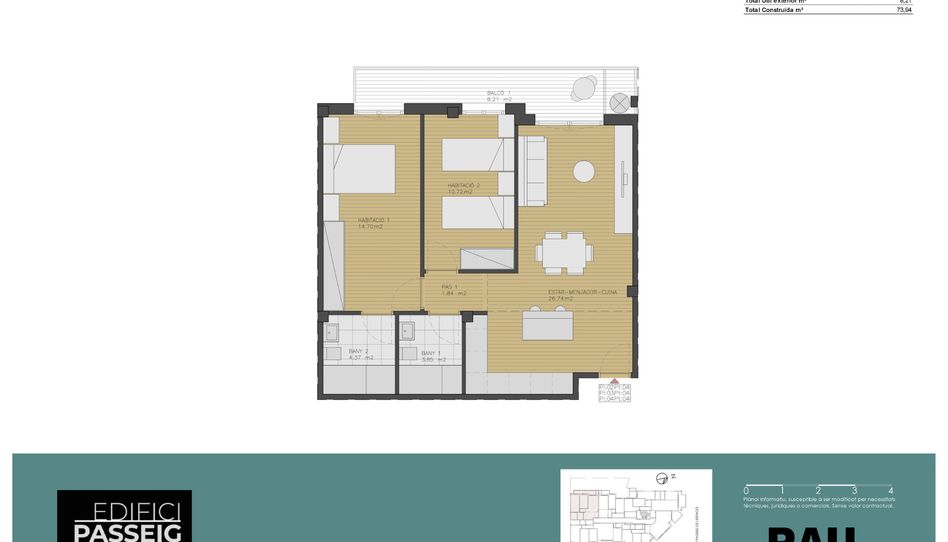 Foto 1 von Wohnung zum Verkauf in Passeig de L'estació, 6, Balaguer, Lleida