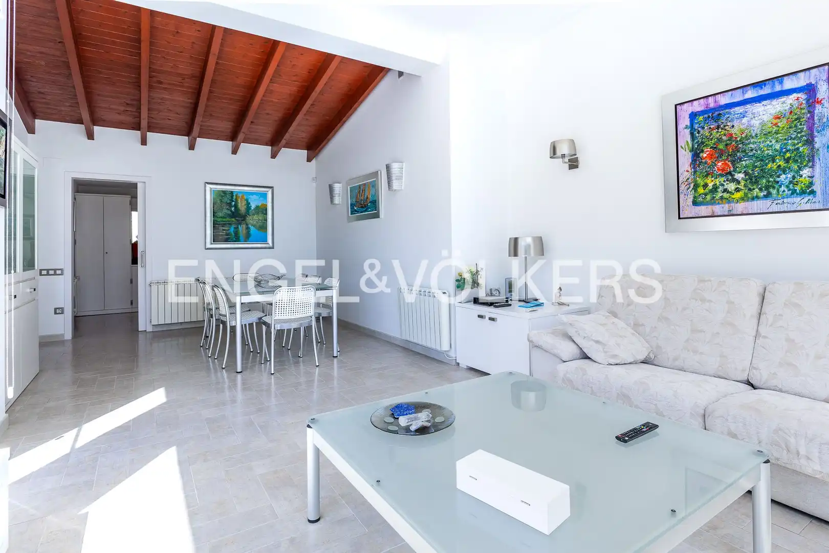 Sala d'estar de Casa o xalet en venda en Argentona amb Calefacció, Jardí privat i Terrassa