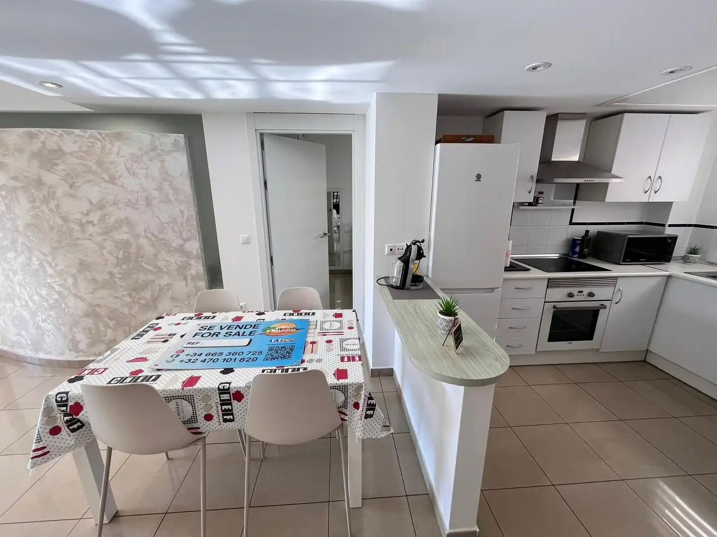 Cocina de Apartamento en venta en Orihuela con Aire acondicionado, Terraza y Piscina