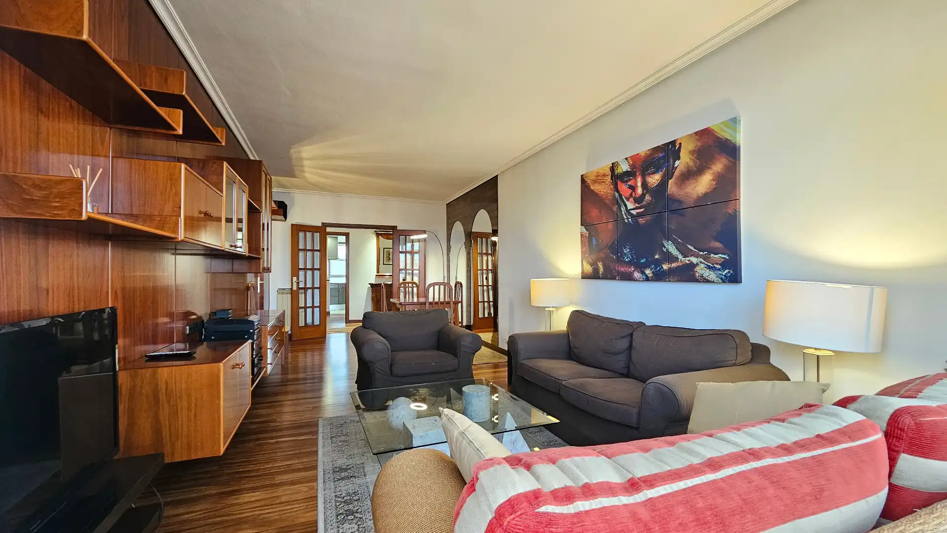 Sala de estar de Piso en venta en Vitoria - Gasteiz con Calefacción, Amueblado y Horno
