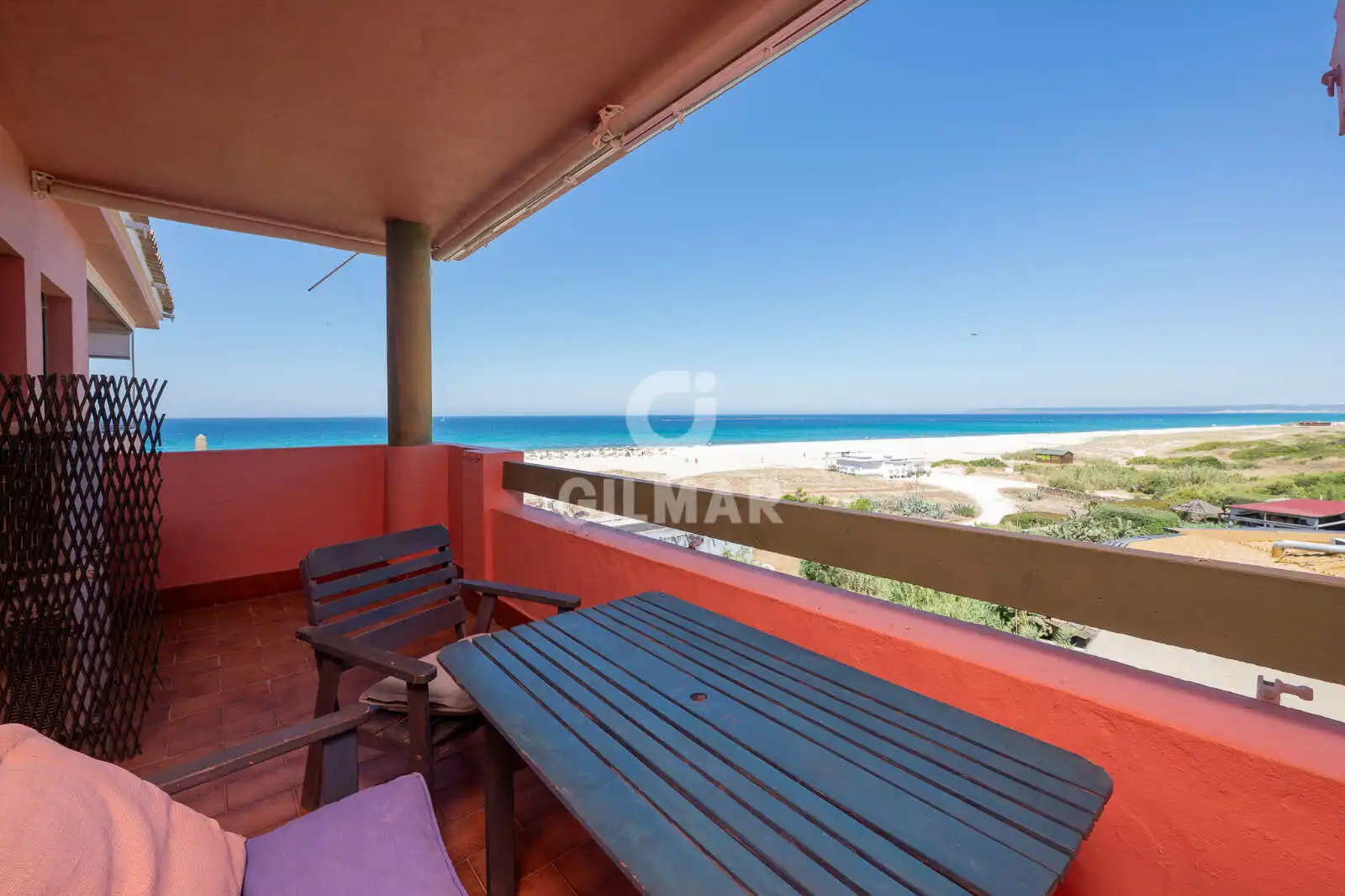 Balcony of Flat for sale in Zahara de los Atunes  with Heating, Private garden and Storage room