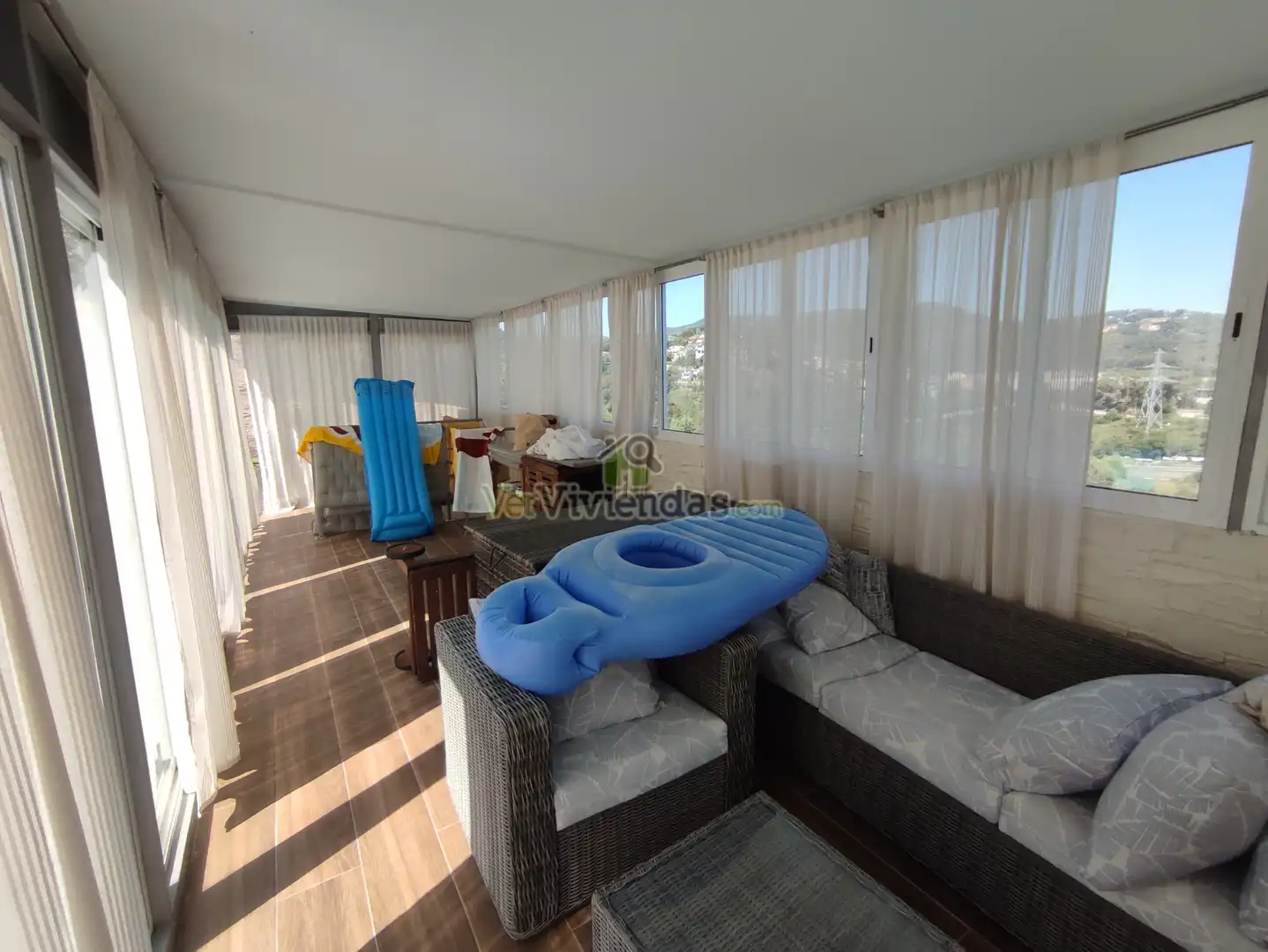Terrassa de Casa o xalet en venda en Cervelló amb Aire condicionat, Calefacció i Jardí privat