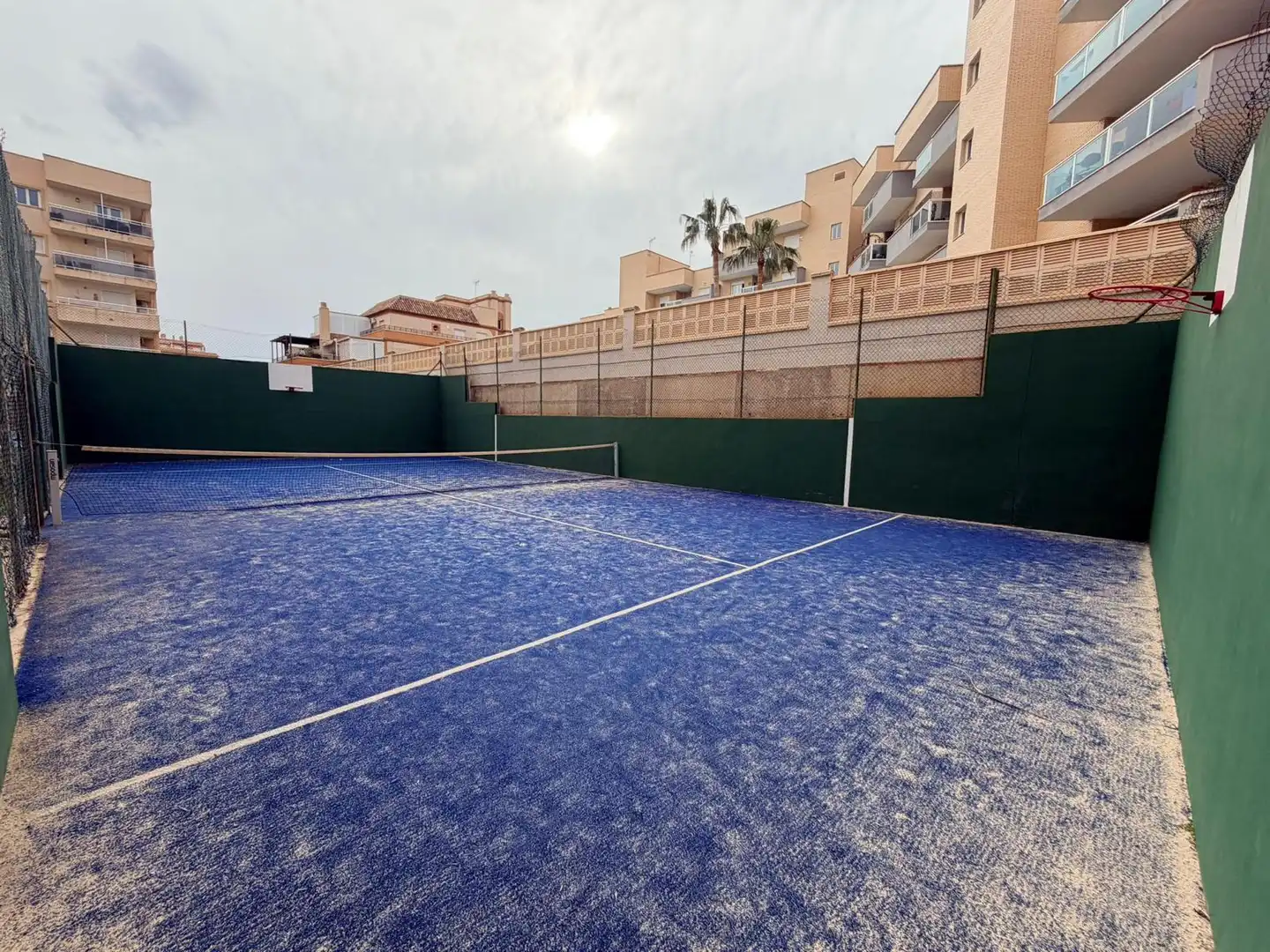 Terrasse von Wohnung zum Verkauf in Roquetas de Mar mit Klimaanlage, Möbliert und Gemeinschaftspool