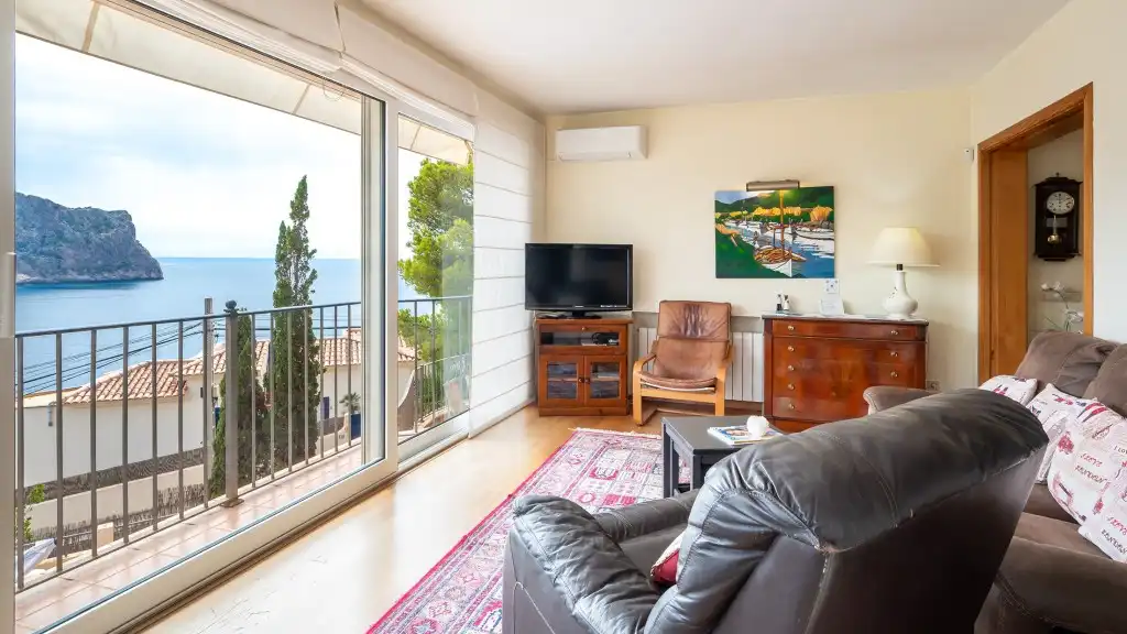 Sala de estar de Casa o chalet en venta en Andratx con Aire acondicionado, Calefacción y Terraza