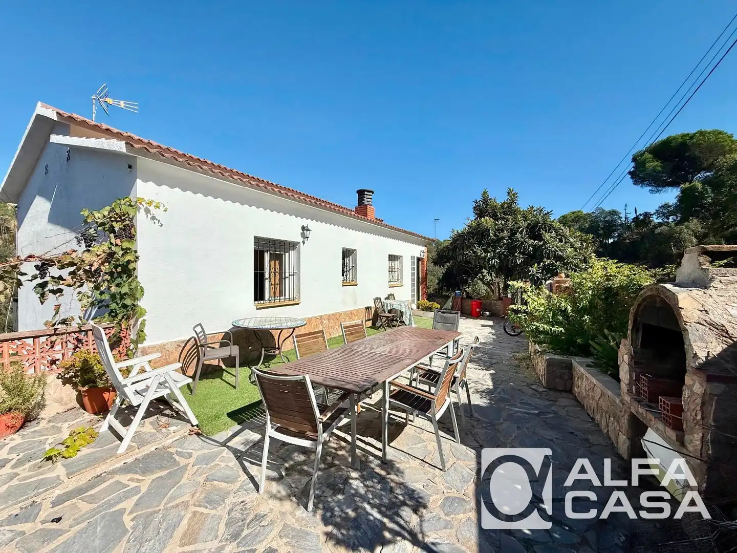 Jardín de Casa o chalet en venta en Lloret de Mar con Calefacción, Parquet y Amueblado