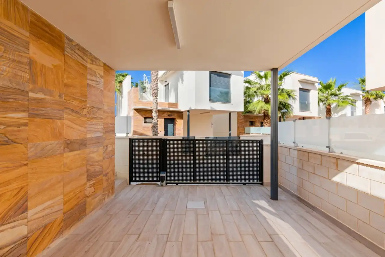 Terrassa de Casa o xalet en venda en Rojales amb Aire condicionat, Jardí privat i Terrassa