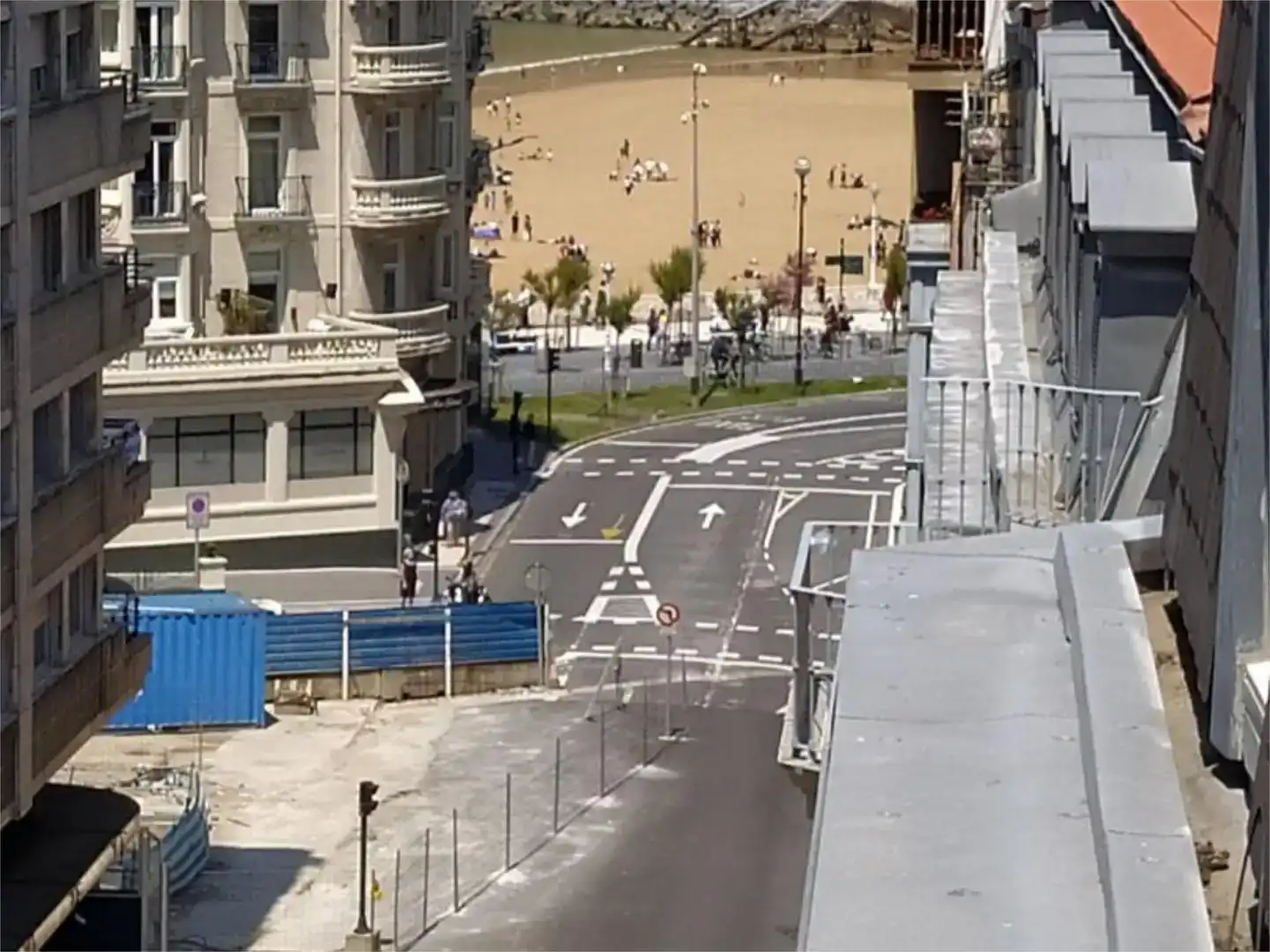 Vista exterior de Piso de alquiler en Donostia - San Sebastián  con Aire acondicionado, Amueblado y Balcón