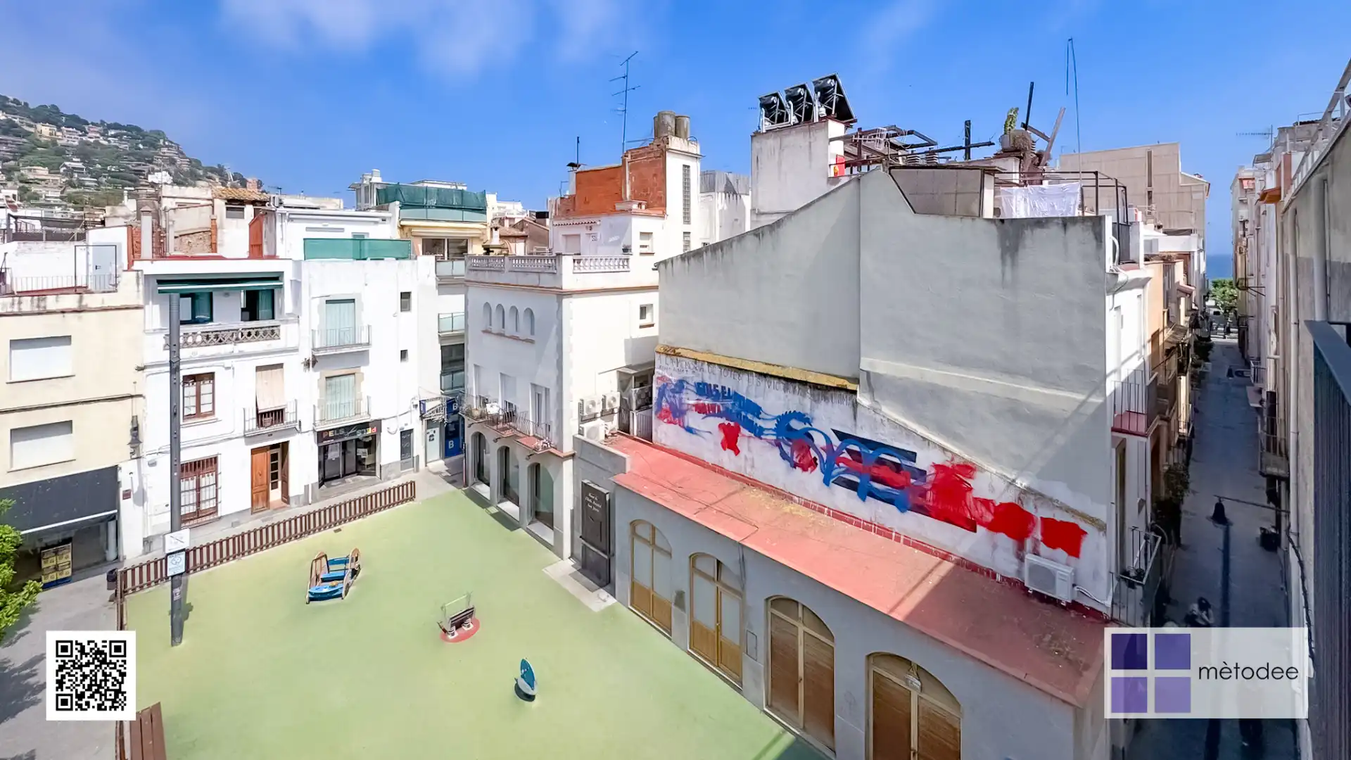 Vista exterior de Ático de alquiler en Blanes con Aire acondicionado, Calefacción y Terraza
