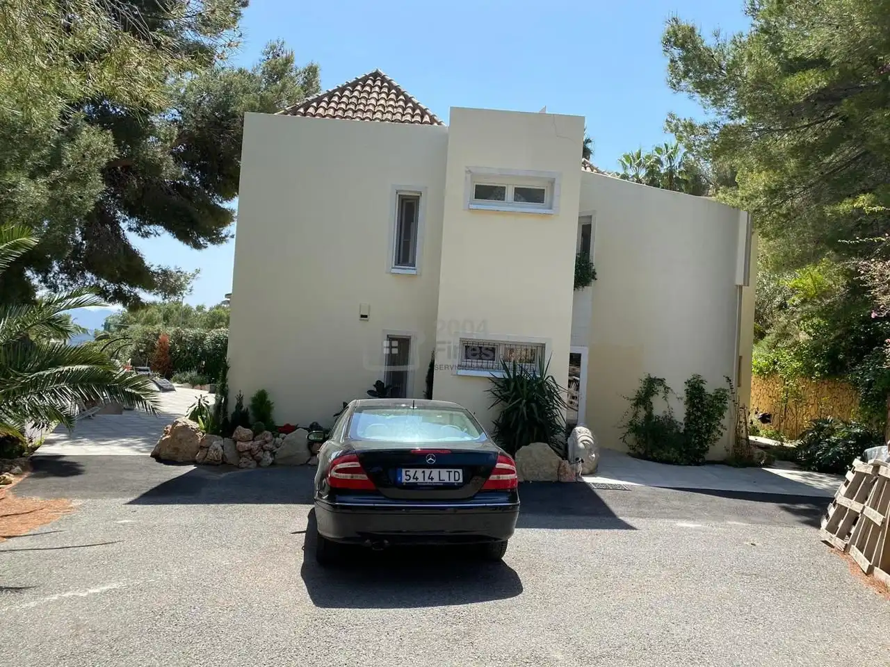 Vista exterior de Casa o chalet en venta en Callosa d'en Sarrià con Aire acondicionado, Jardín privado y Terraza