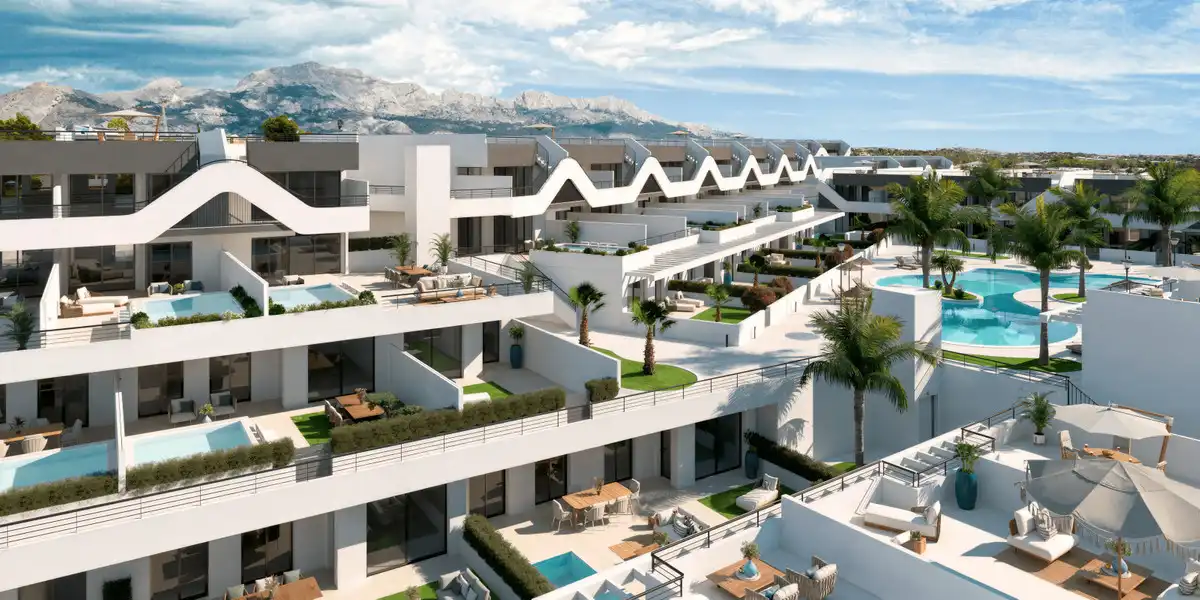 Vista exterior de Apartament en venda en L'Alfàs del Pi