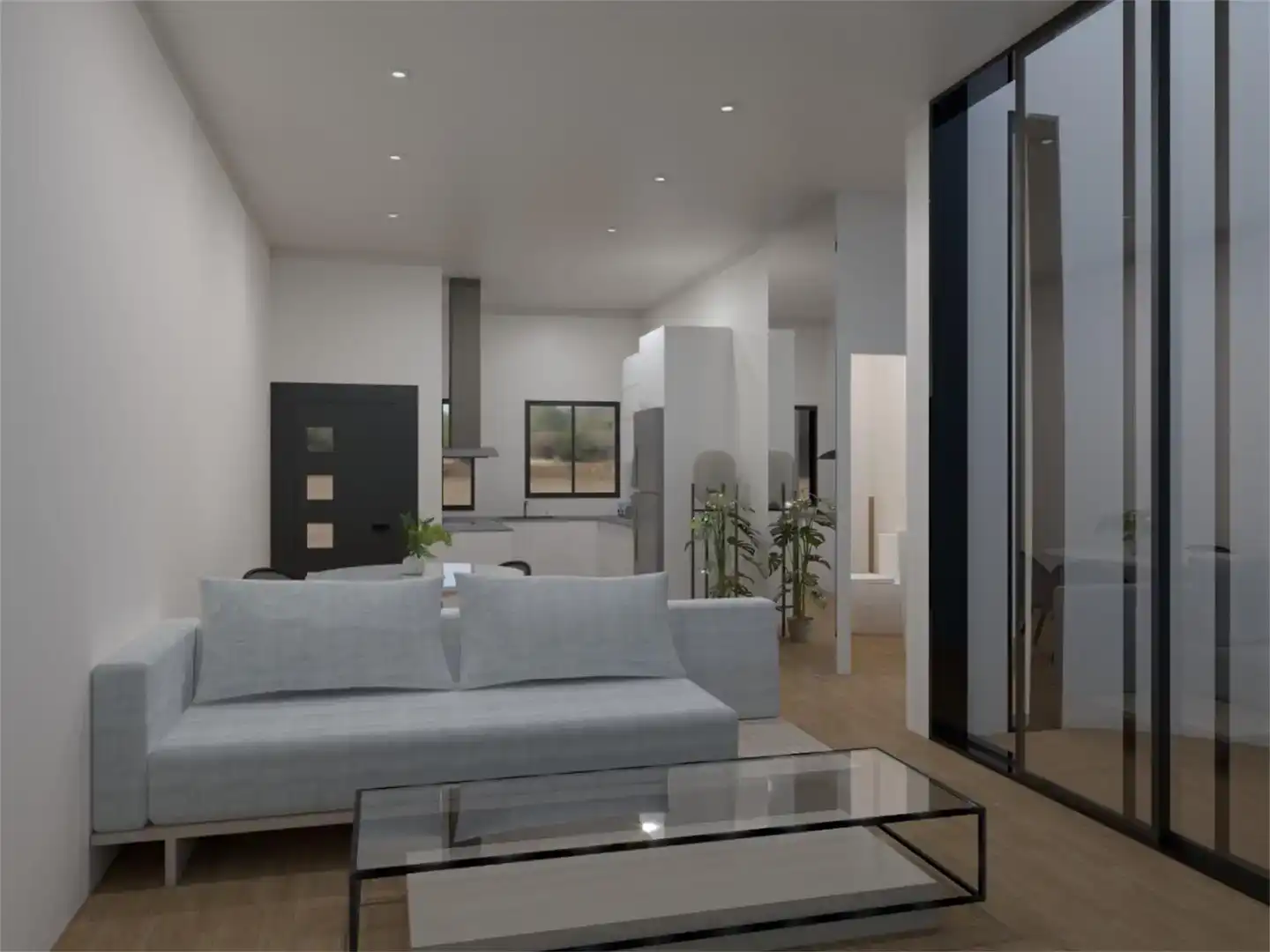 Sala de estar de Dúplex en venta en Gáldar