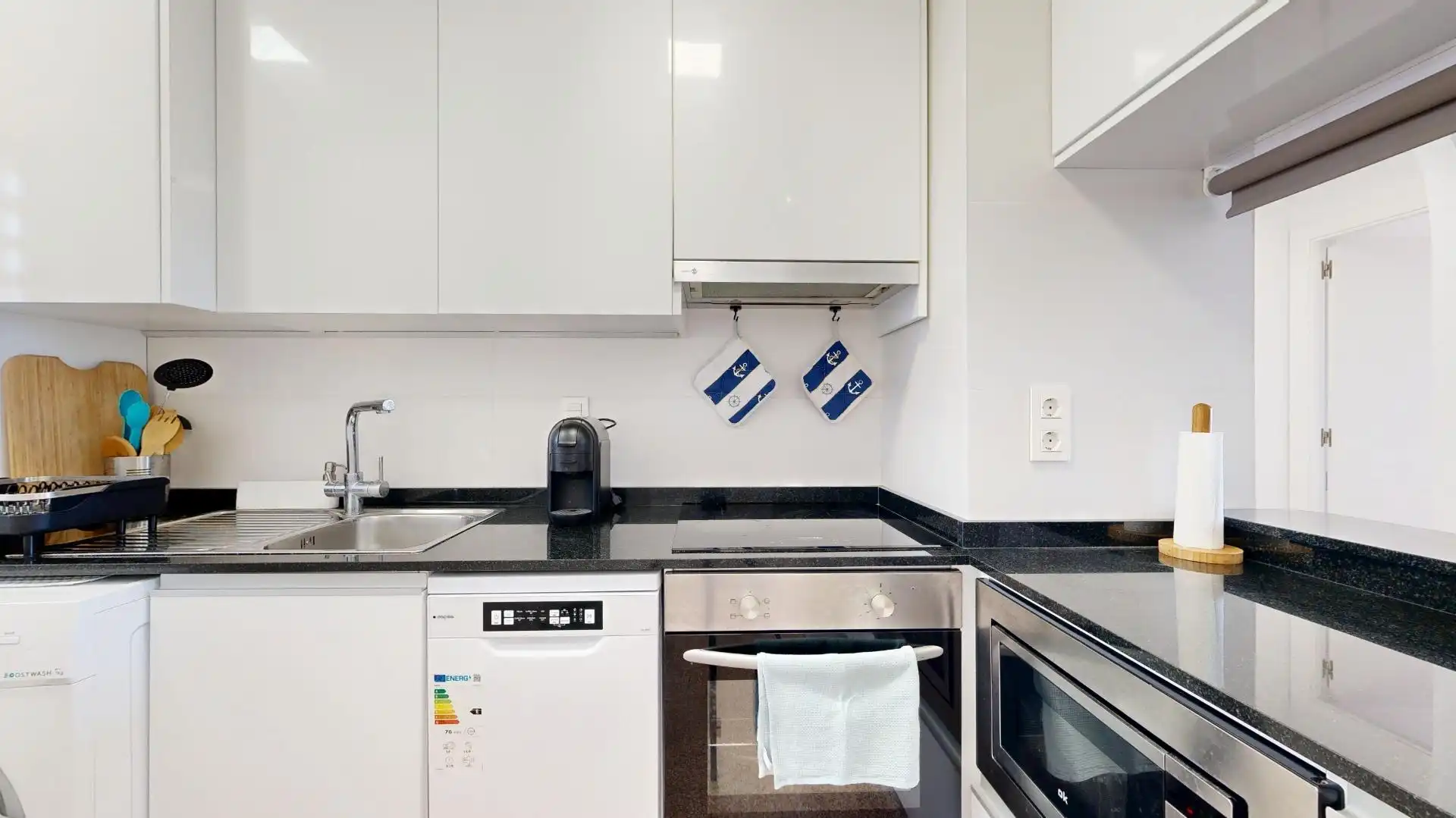 Cuina de Apartament de lloguer en Elche / Elx amb Aire condicionat, Calefacció i Terrassa
