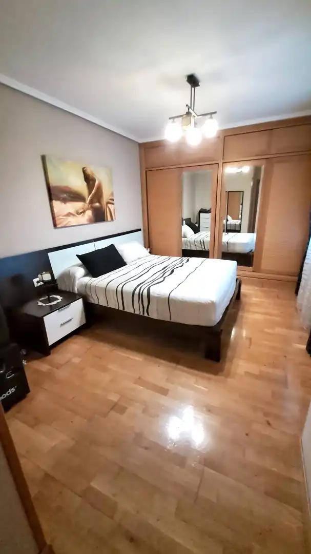 Schlafzimmer von Wohnung zum Verkauf in Cuéllar mit Heizung, Parkett und Abstellraum