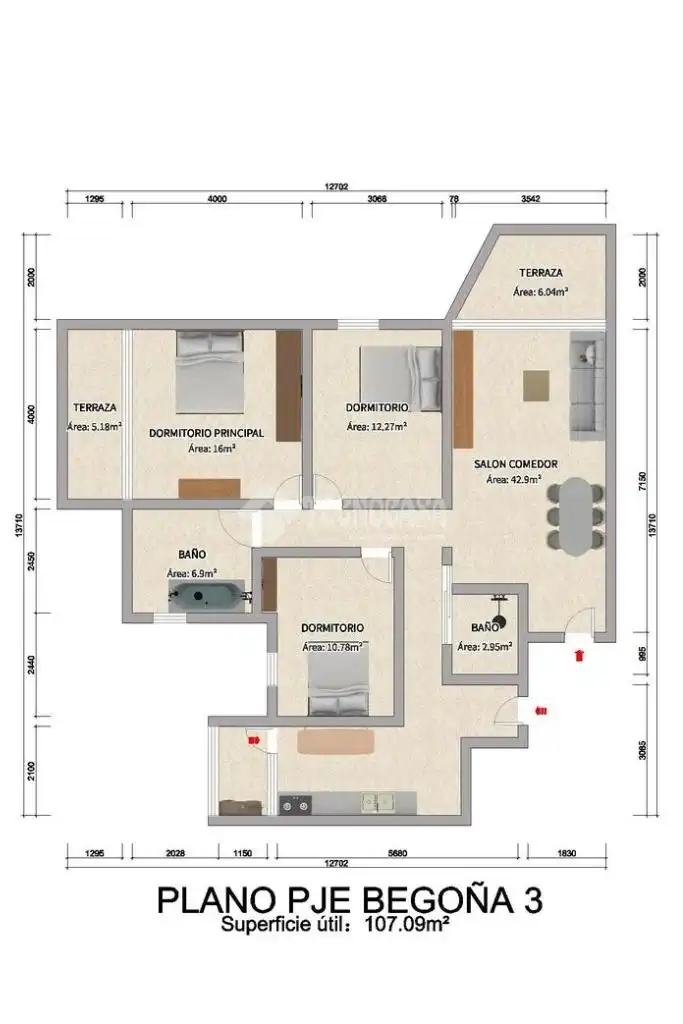 Wohnung mit Aufzug zum Verkauf in Pje. Begoña, imagen 32