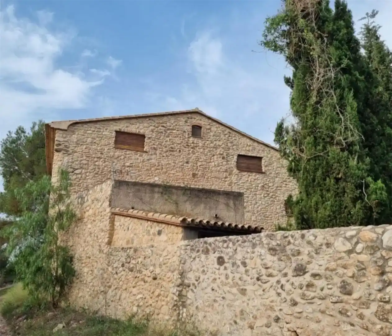 Vista exterior de Finca rústica en venda en El Milà