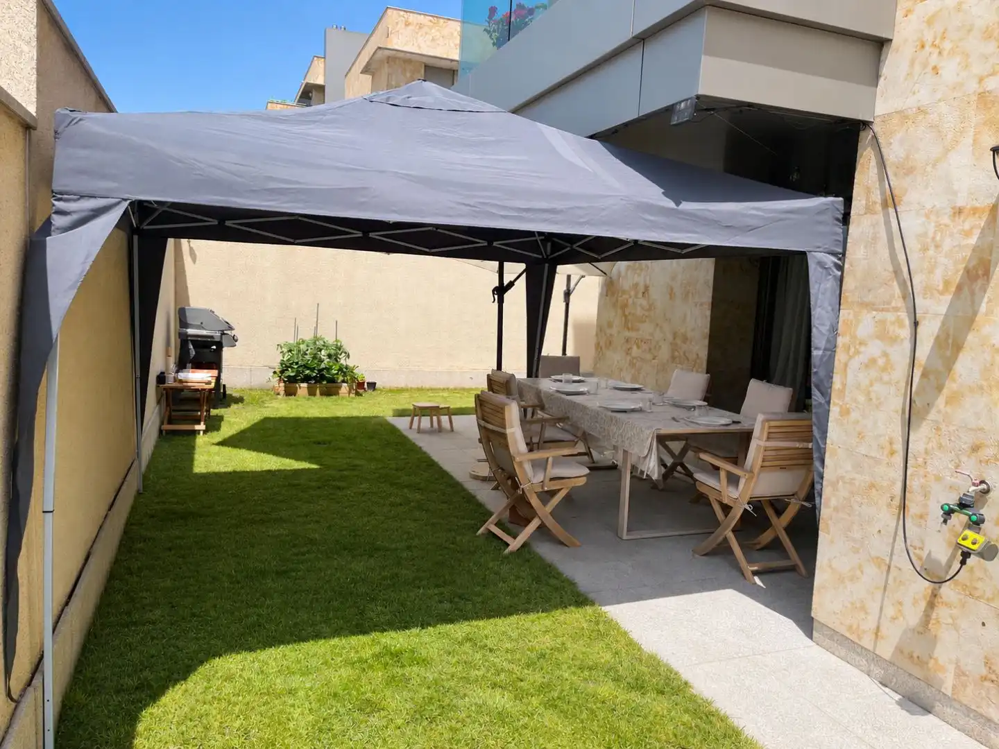 Terrace of Flat for sale in Aldeatejada  with Air Conditioner, Heating and Private garden