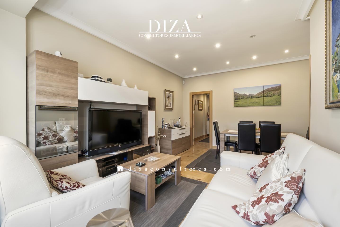 Sala de estar de Piso en venta en  Madrid Capital con Aire acondicionado y Calefacción