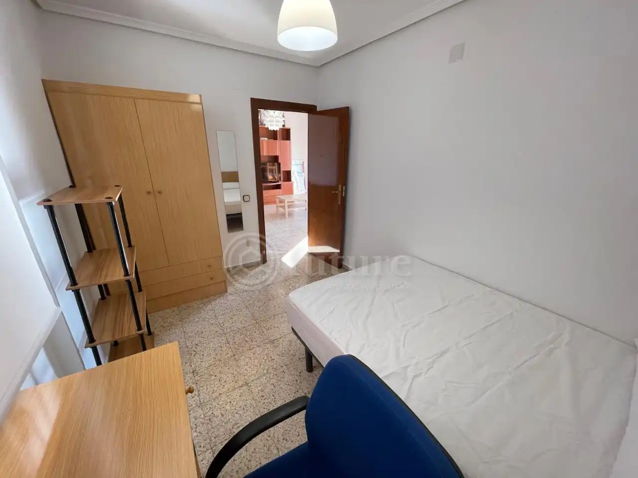 Bedroom of Flat for rent in Salamanca  with Heating, Furnished and Balcony