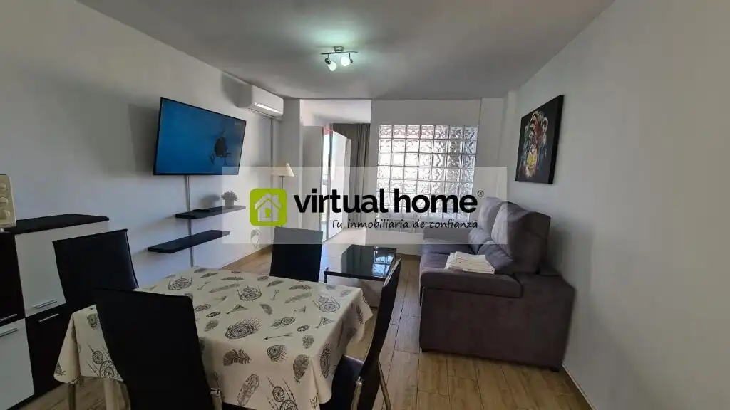 Wohnzimmer von Wohnung zum Verkauf in Benidorm mit Klimaanlage und Gemeinschaftspool