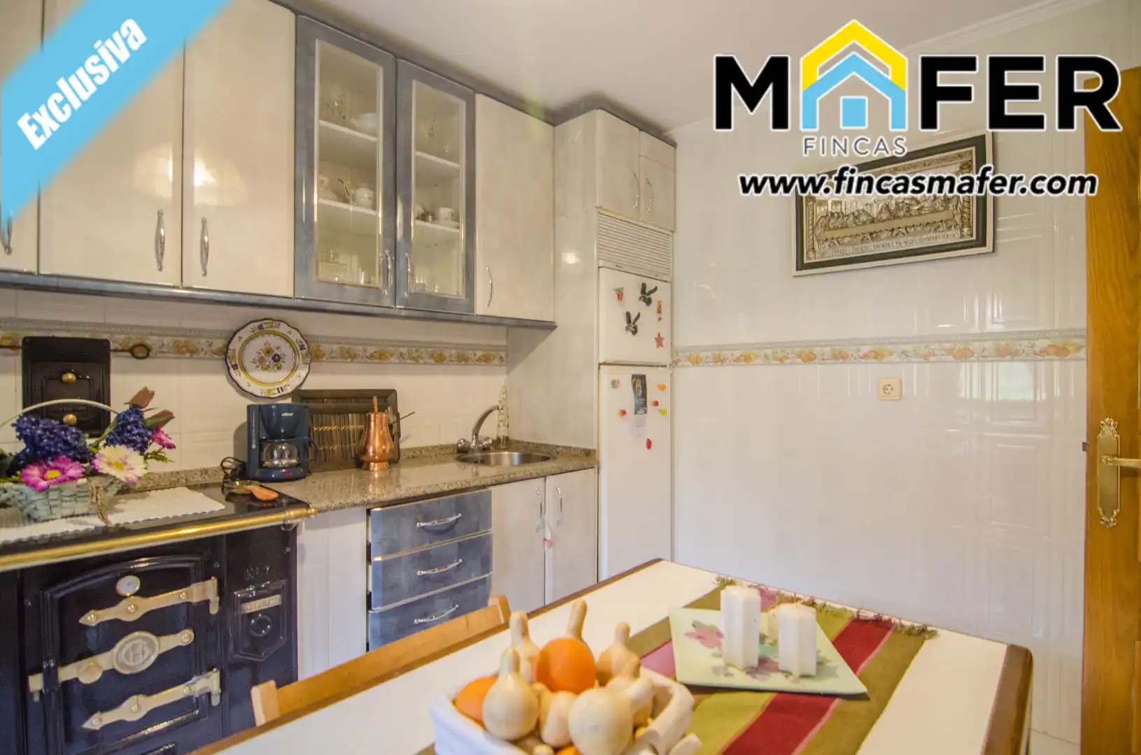 Cocina de Casa adosada en venta en Ruesga con Calefacción, Parquet y Balcón