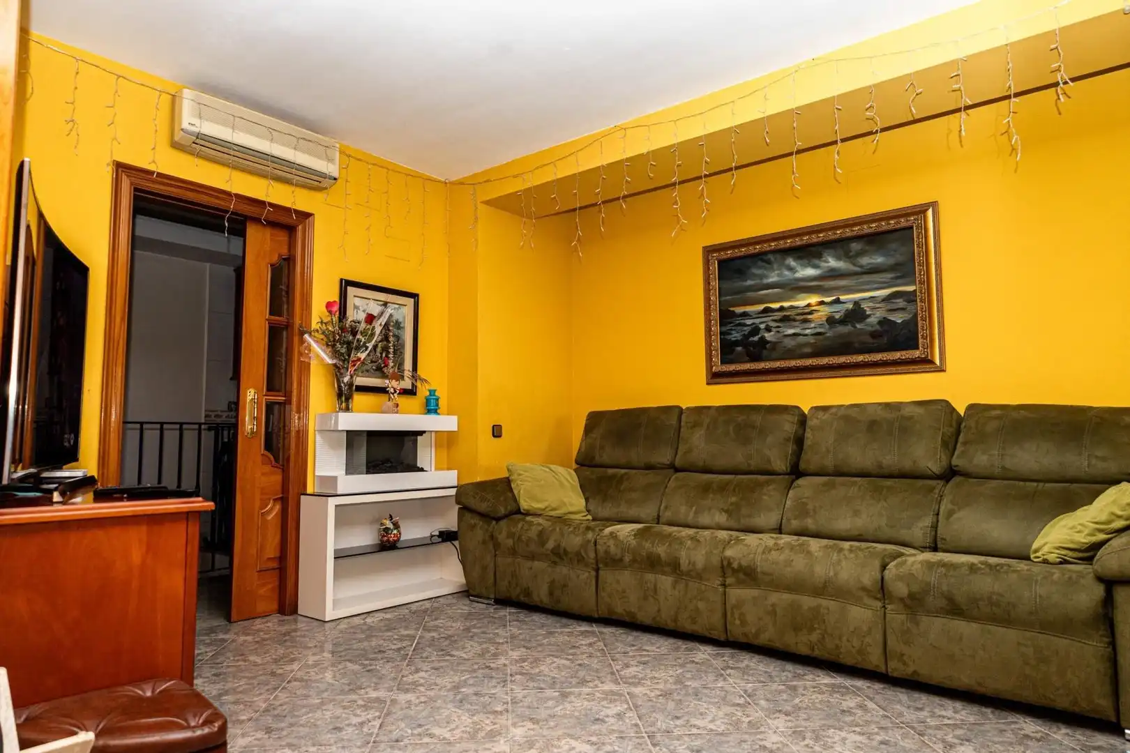 Sala de estar de Casa o chalet en venta en Badalona con Aire acondicionado, Calefacción y Terraza